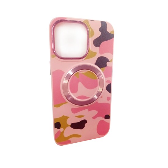 Designer Magnetic Case for iPhone 14 Pro Pink